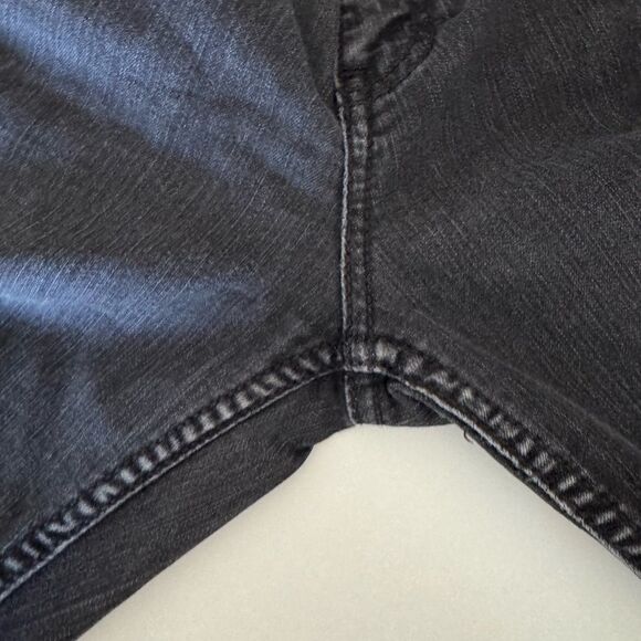 Harley-Davidson Women’s Jeans Black Straight Leg Stretch Denim Sz 14 31" inseam - Picture 9 of 10